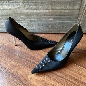 BCBGirls satin heels